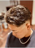 男ウケ抜群七三分け