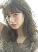 【emu 井上信洋】ルーズパーマでおしゃれセミロング【エミュ】