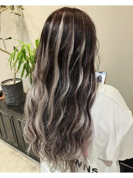 カラーズヘアー(Colors hair) 【colors 田宮】コントラストハイライト風シールエクステ