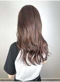 韓国風ミディアム×ピンクブラウン【20代30代40代】