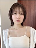 レイヤーボブ切りっぱなしボブタッセルボブ