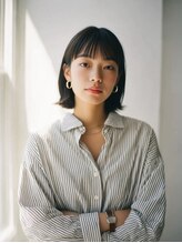 ロッソ ヘアアンドスパ 六町店(Rosso Hair&SPA) ナチュラルブラックボブ