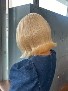 ゲーム 下北沢(GAME) ダブルカラー/大人レイヤー/ミルクティーベージュ/ウルフ/下北沢