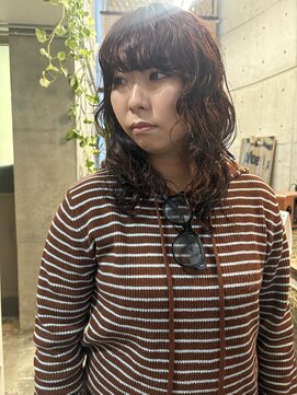 kaon  ミディアムパーマ　ミディアムレイヤーパーマ