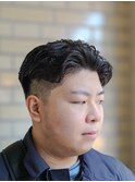ローフェードパーマ 理容室 バーバー リクルート ビジネスヘア 