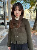 艶髪ロングレイヤー　髪質改善カラー