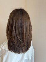 リノア 鵠沼海岸(LINOA)&nbsp;大人ガーリー　ダークアッシュ　似合わせカット