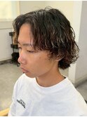 宇都宮メンズカットメンズパーマ波巻きスパイラルパーマツイスパ