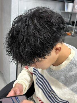 エルマーク 松山(L-MARK) マッシュ/スパイラル/パーマ/メンズ/ツイスパ/波巻きパーマ