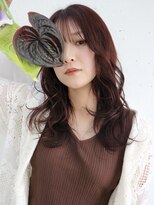 アンバー(Amber) ピンク×レイヤーカット