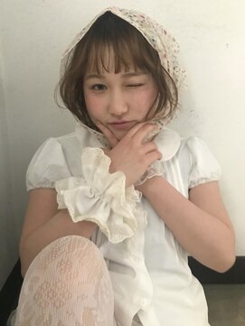 ニコフクオカヘアーメイク(NIKO Fukuoka Hair Make) 【NIKO】ブリーチなしダブルカラー／暖色ベージュ