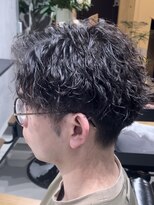 ブルニール 中崎町(BLEUNIR) ツイストスパイラル ツーブロック 無造作 マッシュ