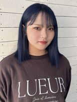 ルノン フィージュ(LUNON fieju)&nbsp;黒髪クラゲヘアーオリーブグレー小顔ココアベージュ