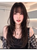Y2Kハッシュカットレイヤーカット小顔カットグランジ平成