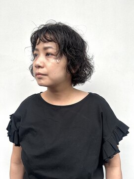 アルジャーノン(algernon) 軽やかパーマスタイル
