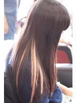 オーバーキャプテンネイキッド(OVER CAPTAIN NAKED) 内側ポイントピンクアッシュエクステ