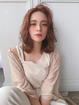 大人ホワイトアッシュ×透け感エアリーミディ