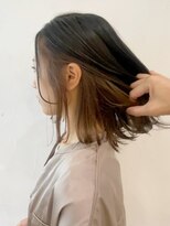 アイティー バイ アルバム 浦和店(IT by ALBUM) インナーミルクティー_オリーブカラーハイライトカラー_ba307942