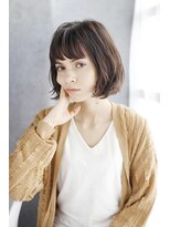 トランクイルバンカ(TRAN9UIL BANCA)&nbsp;20代30代40代　ダークアッシュで大人ボブ【近江八幡】