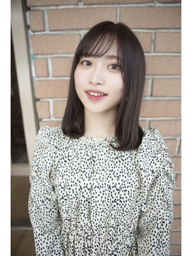 サロンドミルク 原宿(salon de MiLK) 【salon de MiLK 原宿】ラベージュ×艶ボブ×ワンカール