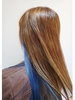 アラワラブルー(arrawarra blue)&nbsp;インナーカラーストレート/20代/30代/40代/50代/倉敷