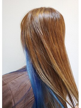 アラワラブルー(arrawarra blue) インナーカラーストレート/20代/30代/40代/50代/倉敷