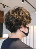 無造作スパイラルパーマ