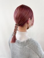 オル(Olu)&nbsp;【MASAYA】ラベンダーピンク×紐アレンジ