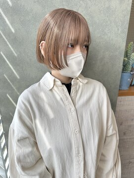 グローバルヘアー バランス(global hair BALANCE) beige×mini bob