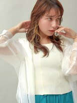 ラフィス ヘアー センス 広島袋町店(La fith hair SEnSE) 【La fith】ラフウェーブ×インナーカラー