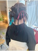 卒業式ヘアセット