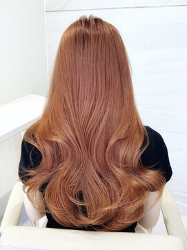 ミズチャーム(Ms.CHARM) ブリーチカラー/オレンジブラウン/ロング