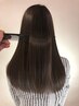 【髪質改善】酸性ストレート＋透明感カラー(marbb付)￥18900
