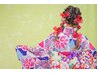 ☆浴衣キャンペーン☆花火大会や夏祭りに！着付け＋ヘアセット￥9900→￥6800