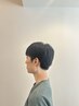 【メンズ】カット＋眉毛ケア＋ショートヘッドスパorトリートメント　￥8,800