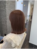 Aoヘアスタイル モーヴピンク 髪質改善