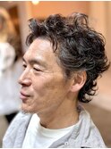 男達も耀くウルフパーマ