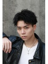 ラクーントウキョウ(RACCOON.TOKYO)&nbsp;【短髪パーマ】　アップバング　ツイストパーマ　ベリーショート