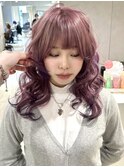 mayu指名//ピンクラベンダーエンドカラーグラデーションレイヤー