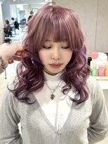 ソル ジングウマエ(SOL JINGUMAE)&nbsp;mayu指名//ピンクラベンダーエンドカラーグラデーションレイヤー