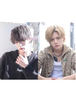 似合わせ×トレンドで創るメンズスタイル☆[ブリーチなしダブルカラー/ブリーチ×ダブルカラー/縮毛矯正]