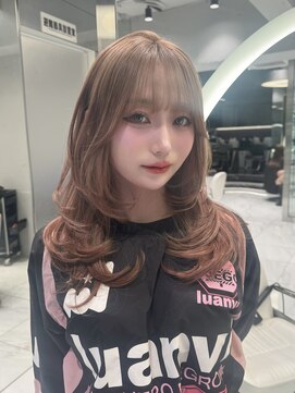 レディアル 渋谷(REDEAL) 韓国ヘア/ブリーチ/暖色カラー/ワンホン【レイヤー/渋谷】