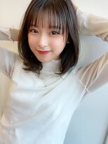 ポーチバイハニー オモテサンドウ(PORCH by HONEY omotesando)&nbsp;レイヤーボブロブミニボブオリーブベージュ髪質改善美髪縮毛矯正