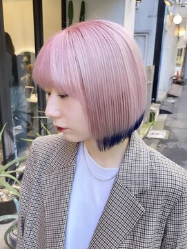 フラム 渋谷(flamme) 〇ピンク×ネイビーブルー