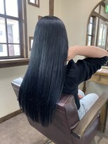 ガルボ ヘアー(garbo hair)&nbsp;髪質改善 10代 20代 30代 髪質改善ストレート ブルーブラック