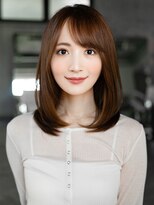 レノラ 本町(LENORA) ☆くびれヘアプリコットオレンジハイライトカラーレイヤーカット