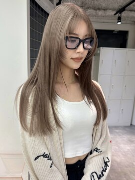 ペレ アネックス 大阪梅田茶屋町店(PELE ANNEX) 黒髪カタログ/クラゲヘアー/オリーブグレー/梅田