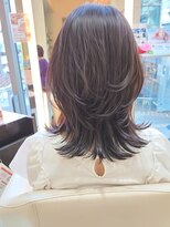 ウィル あべの店(WiLL)&nbsp;イメチェンミディアムレイヤーウルフボブ30代40代50代田嶋46