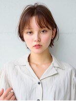 アンドレイ 表参道(andrey)&nbsp;着物ヘア/ダークアッシュ/ミディアムレイヤーカット/表参道