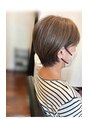 スーリール 小倉店(Sourire)&nbsp;丸みショート。カラーは明るめグレイカラー